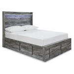 Baystorm Full Panel Bed with 4 Storage Drawers