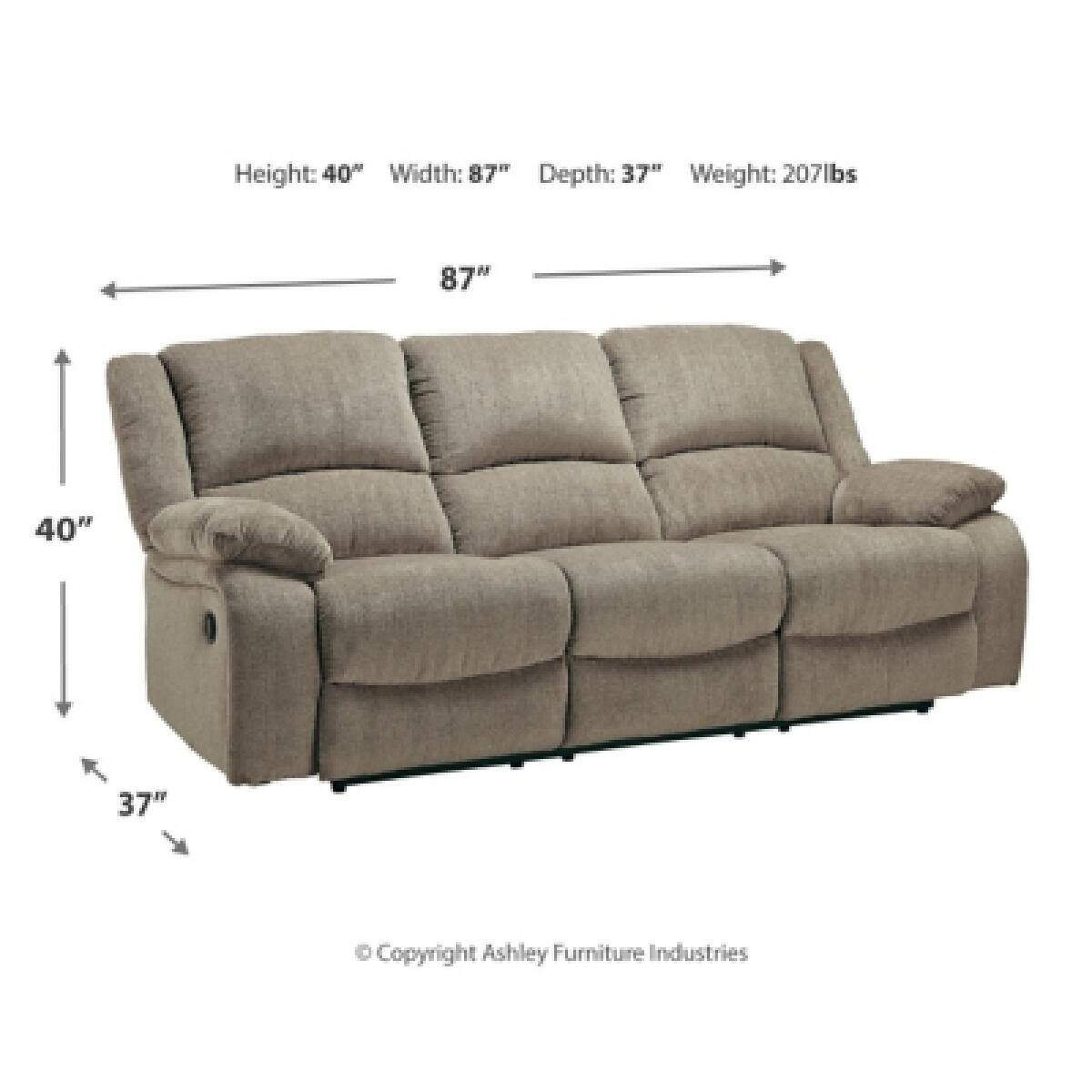 Draycoll Reclining Sofa Sofas Ashley Furniture 15