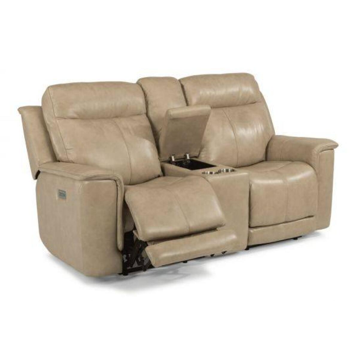 Marvel Power Headrest Loveseat with Console Loveseats Customizable 4