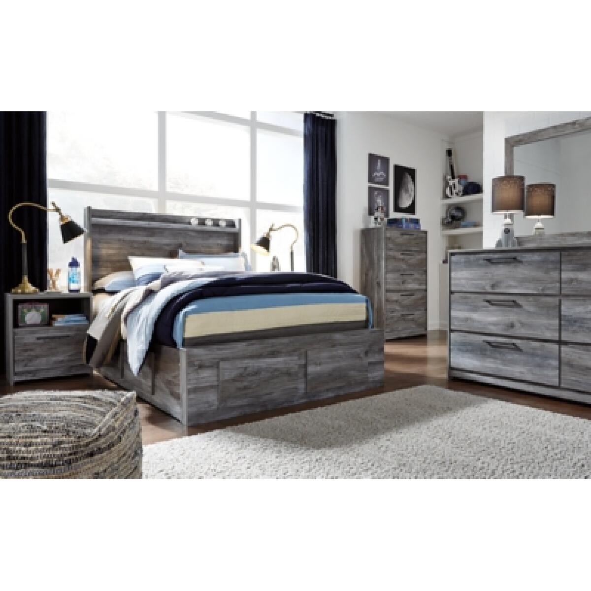 Baystorm Full Panel Bed with 4 Storage Drawers Beds Ashley Furniture 11