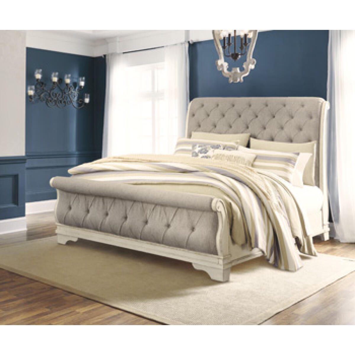Realyn California King Sleigh Bed Beds Ashley Furniture 13