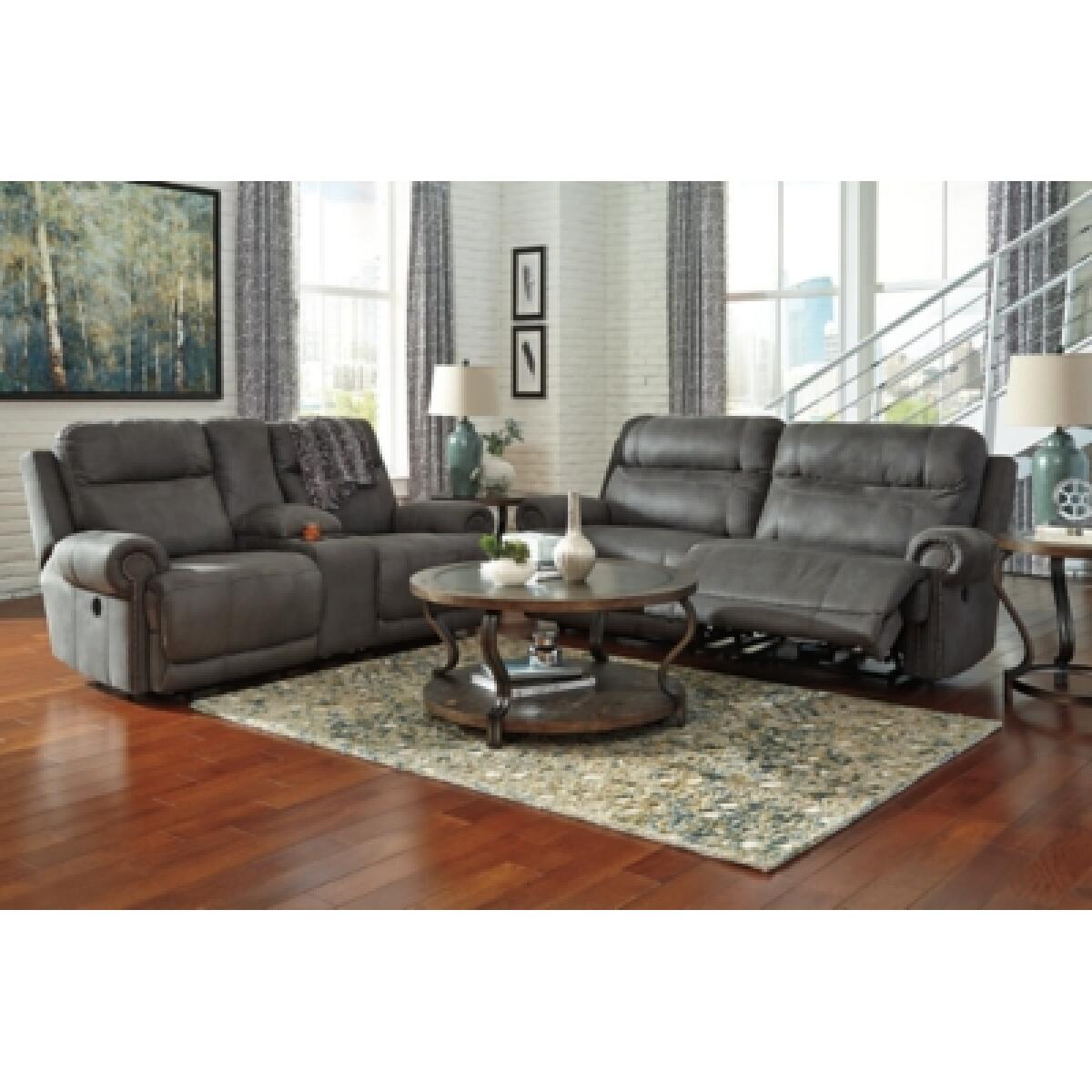 Austere Reclining Loveseat with Console Loveseats Ashley Furniture 15