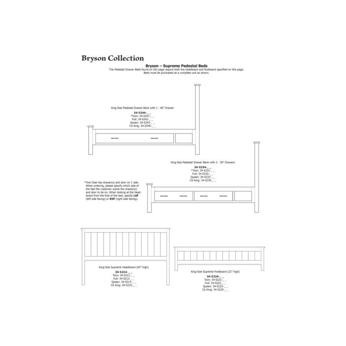 Bryson Queen-Size Bed Beds Customizable 6