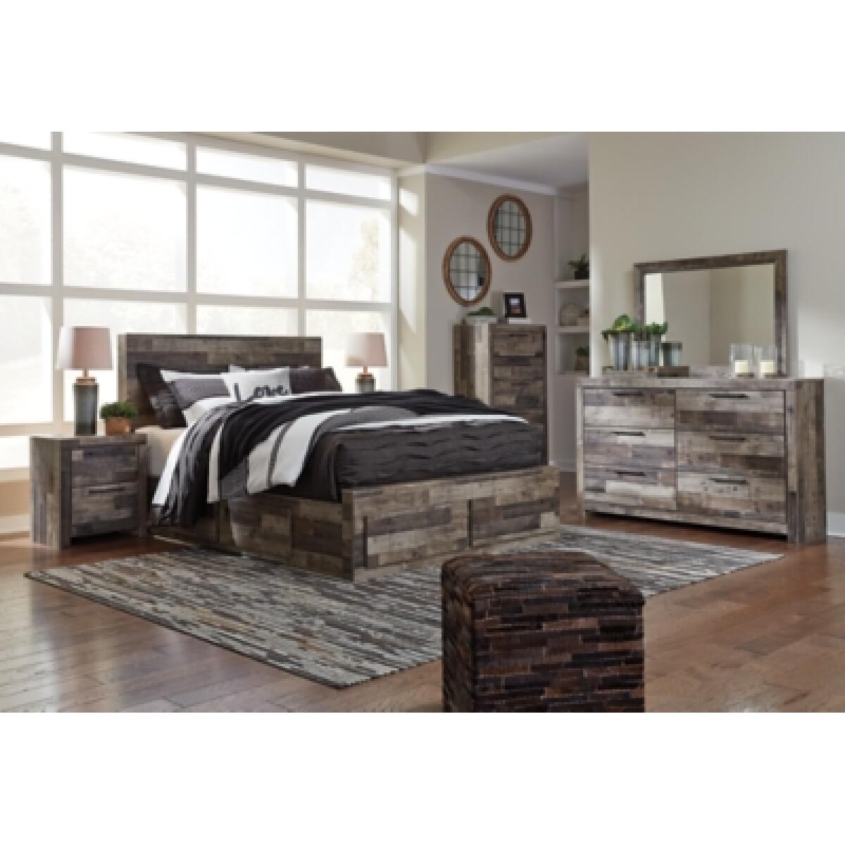Derekson Queen Panel Bed with 6 Storage Drawers Beds Ashley Furniture 17