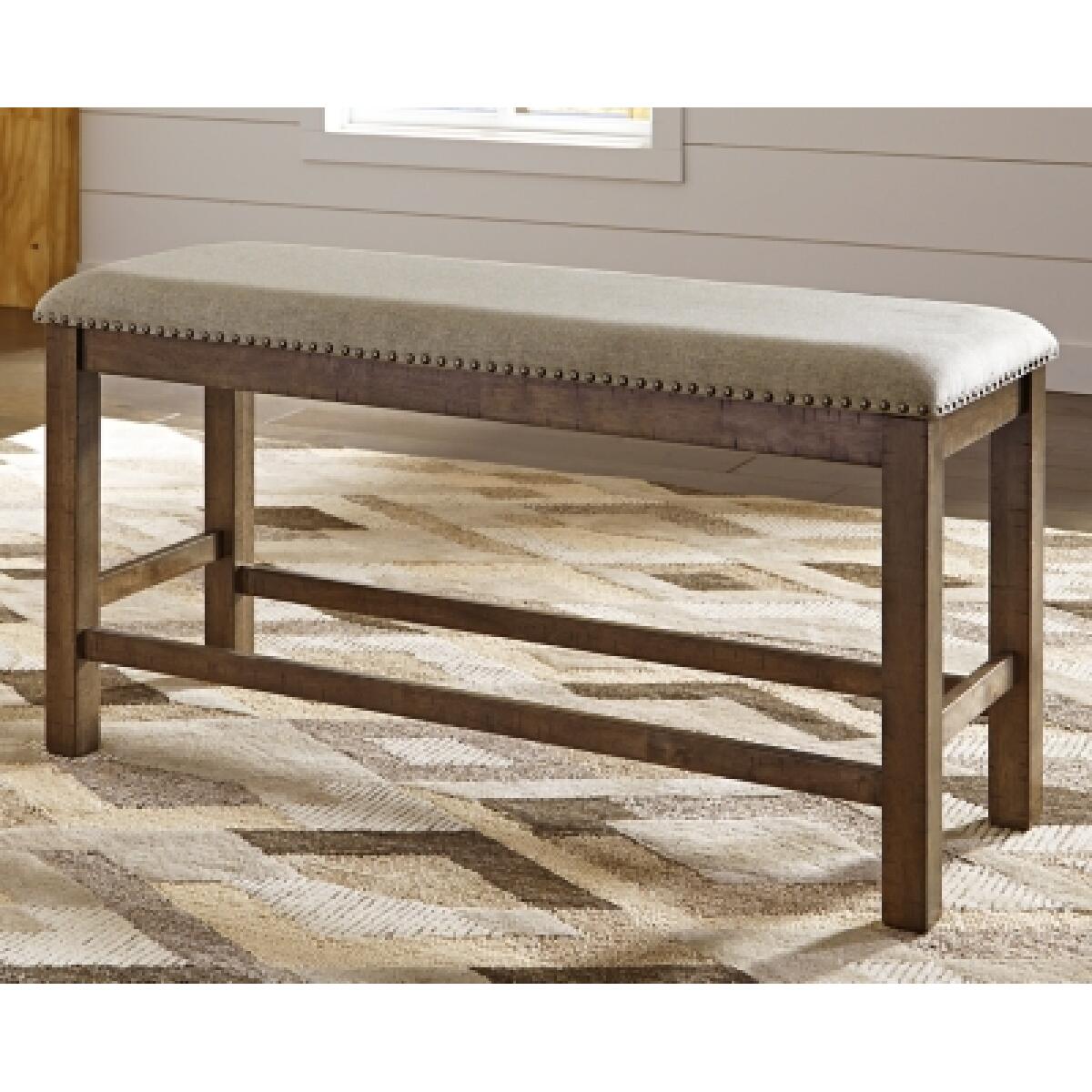 Moriville Counter Height Dining Bench Accent Furniture Ashley Furniture 11