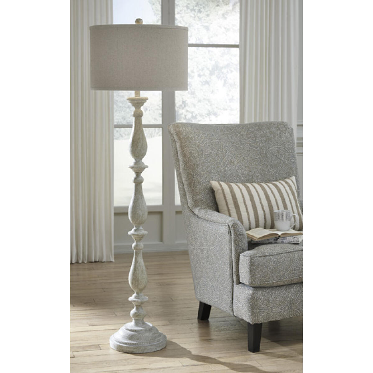 Bernadate Floor Lamp Lighting Ashley Furniture 7