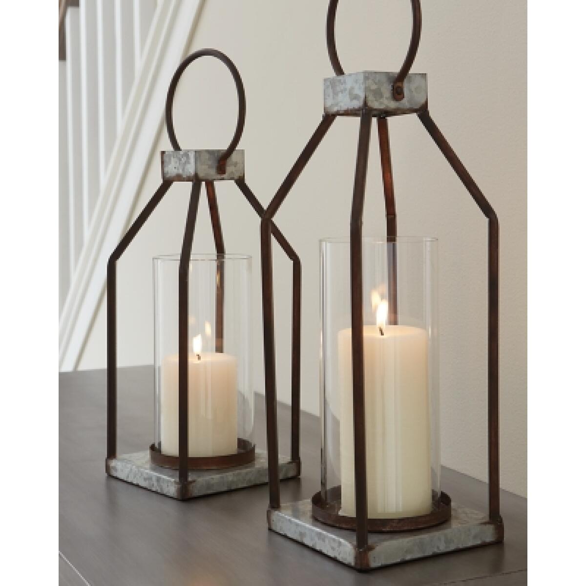 Diedrick Lantern (Set of 2) Accents Ashley Furniture 10