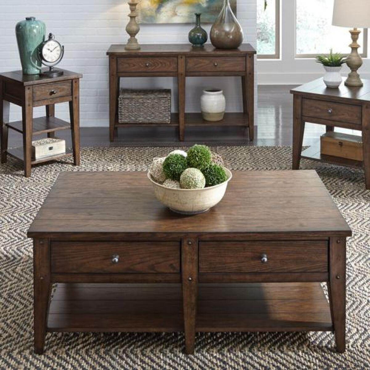 Lake House Cocktail Table Cocktail & Coffee Tables Liberty Furniture 12