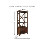 Baldridge 75″ Bookcase Bookcases Ashley Furniture 17