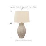 Layal Table Lamp Lighting Ashley Furniture 17