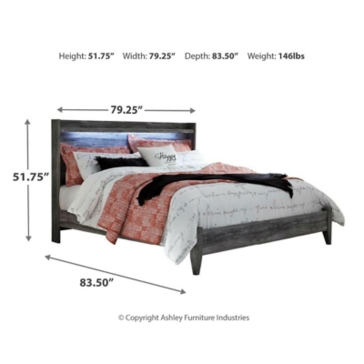 Baystorm King Panel Bed Beds Ashley Furniture 8
