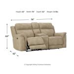 Next-Gen Durapella Power Reclining Loveseat with Console - Image 5