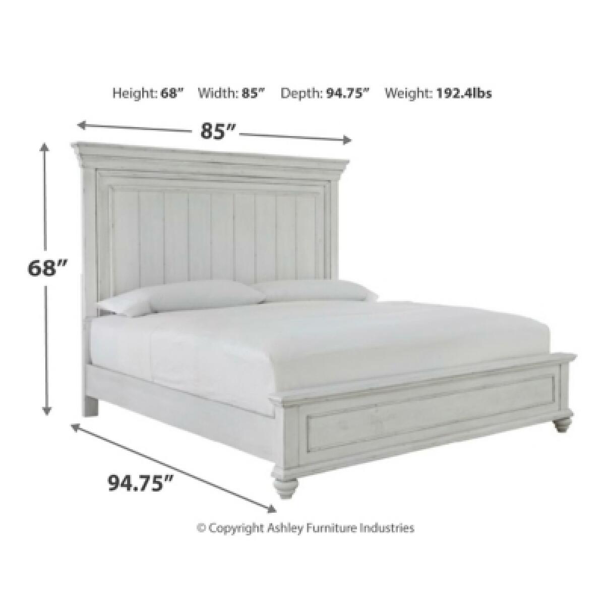 Kanwyn California King Panel Bed Beds Ashley Furniture 23