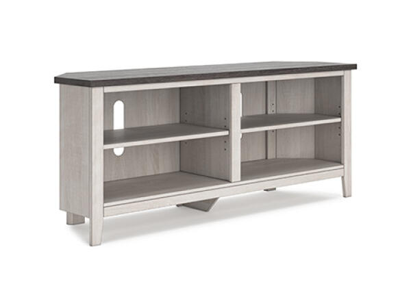 Dorrinson Corner TV Stand Entertainment Stands Ashley Furniture