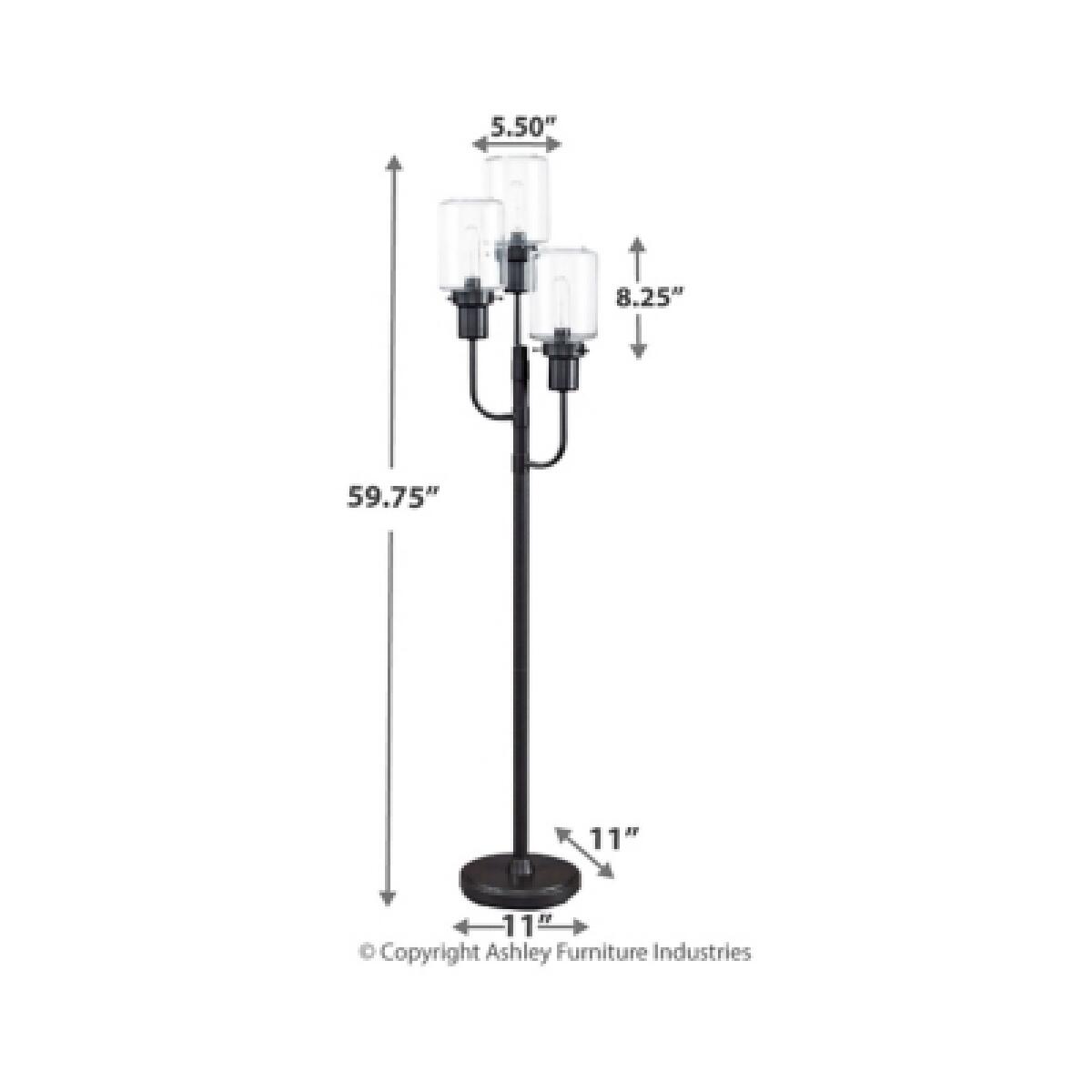 Jaak Floor Lamp Lighting Ashley Furniture 13
