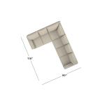Everyday Value Alexander Roll Arm Large L Sectional Sectionals Bassett Furniture 6