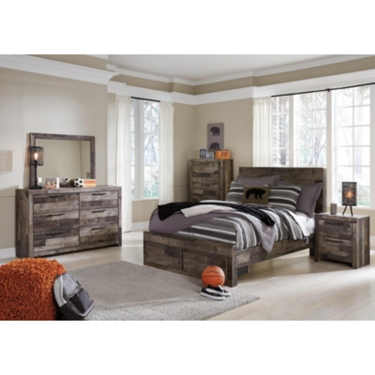 Derekson Full Panel Bed with 2 Storage Drawers Beds Ashley Furniture 15