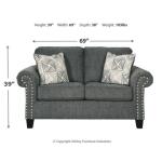 Agleno Loveseat Loveseats Ashley Furniture 23