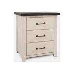 Madison County Power Nightstand Vintage White Finish - Image 2