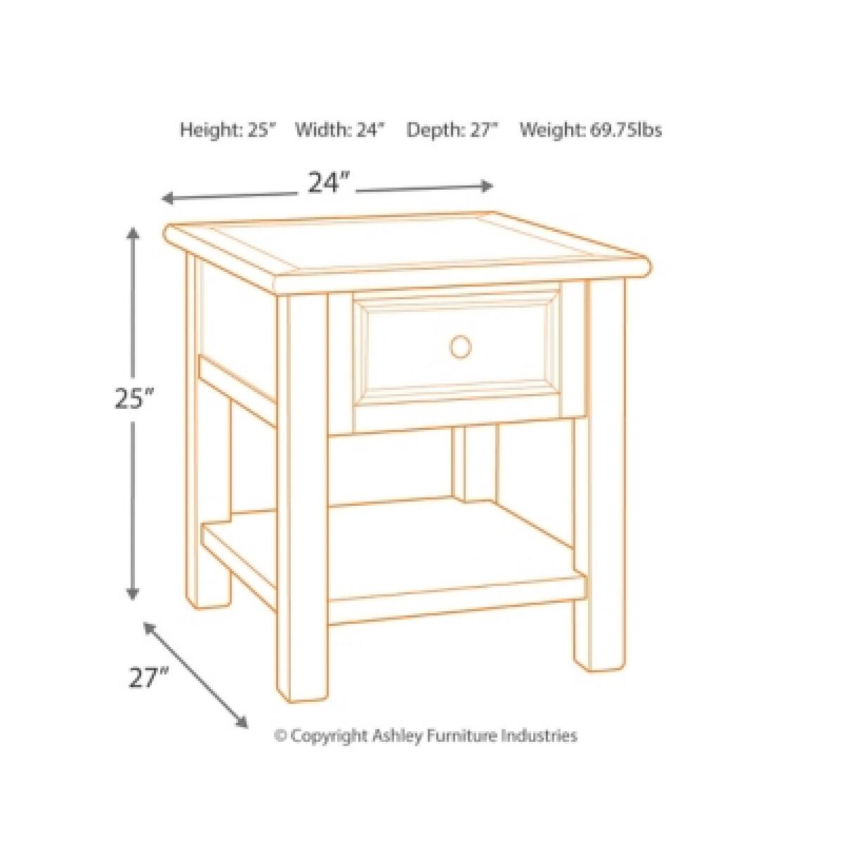 Bolanburg End Table End tables Ashley Furniture 18
