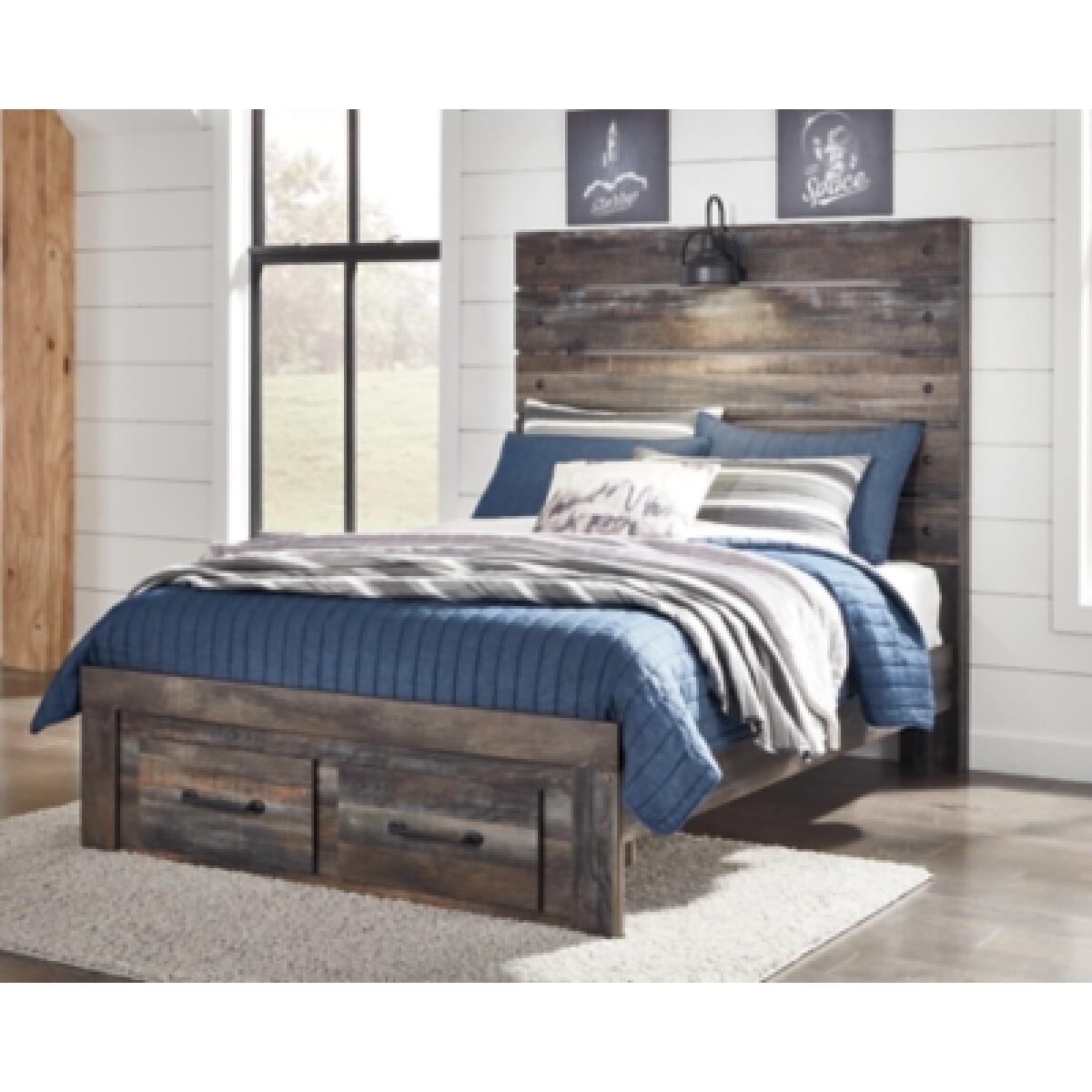 Drystan Full Panel Bed with 2 Storage Drawers Beds Ashley Furniture 9