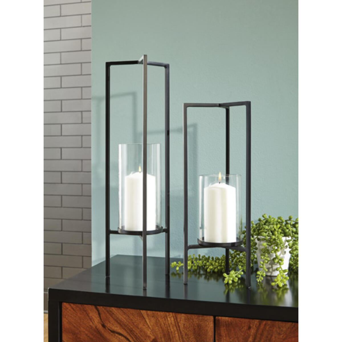 Ginette Candle Holder (Set of 2) Accents Ashley Furniture 5