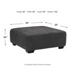 Ambee Oversized Accent Ottoman Ottomans & Poufs Ashley Furniture 15