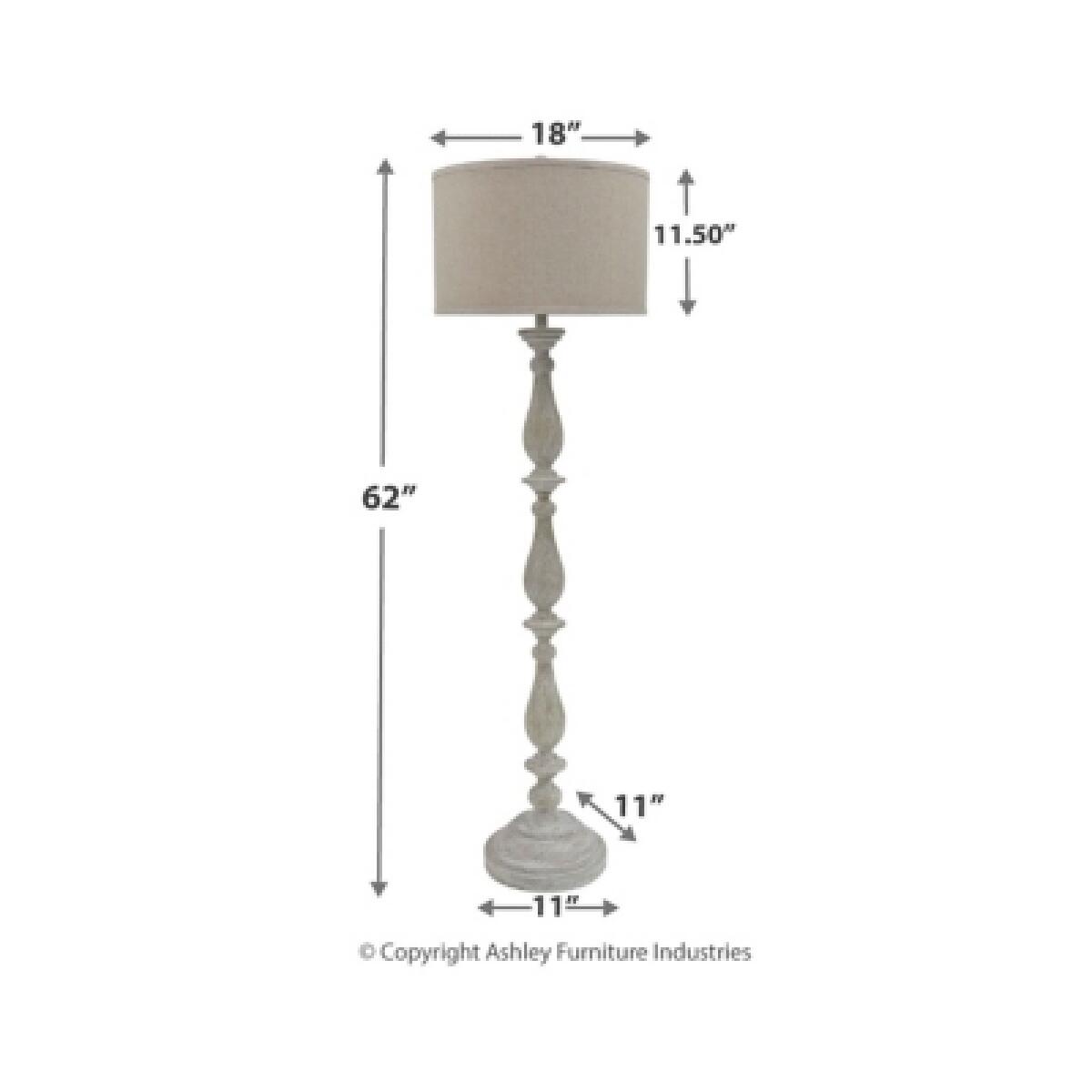 Bernadate Floor Lamp Lighting Ashley Furniture 11