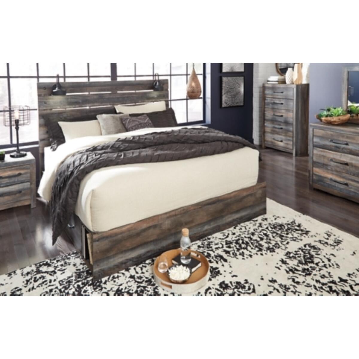 Drystan King Panel Bed with 4 Storage Drawers Beds Ashley Furniture 14