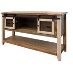 9661 Antique 4 Drawers, 2 Doors Sofa Table Sofa Tables International Furniture Direct 13