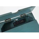 Craftsman Teal Power Chairside Table End tables Customizable 11