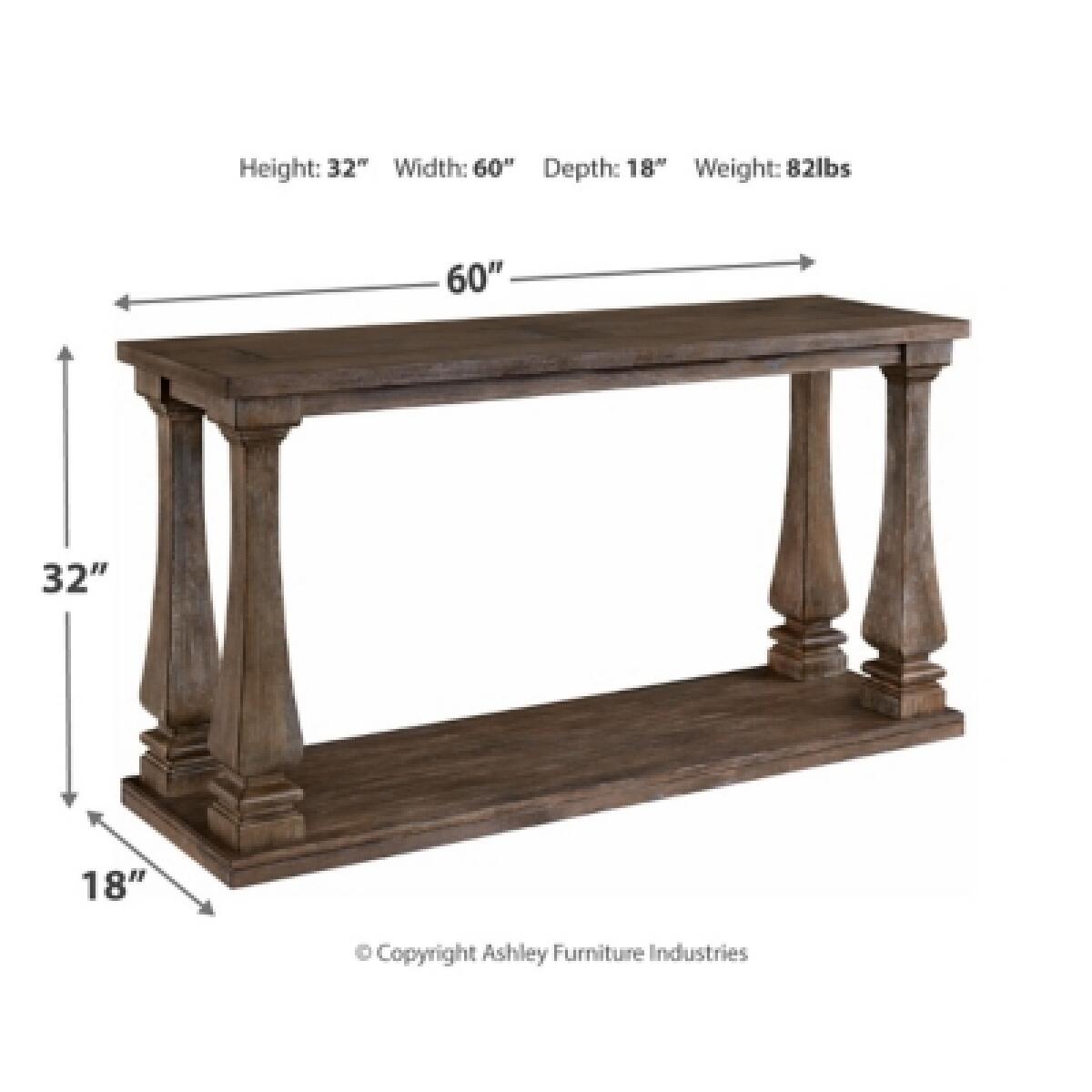Johnelle Sofa Table Sofa Tables Ashley Furniture 13