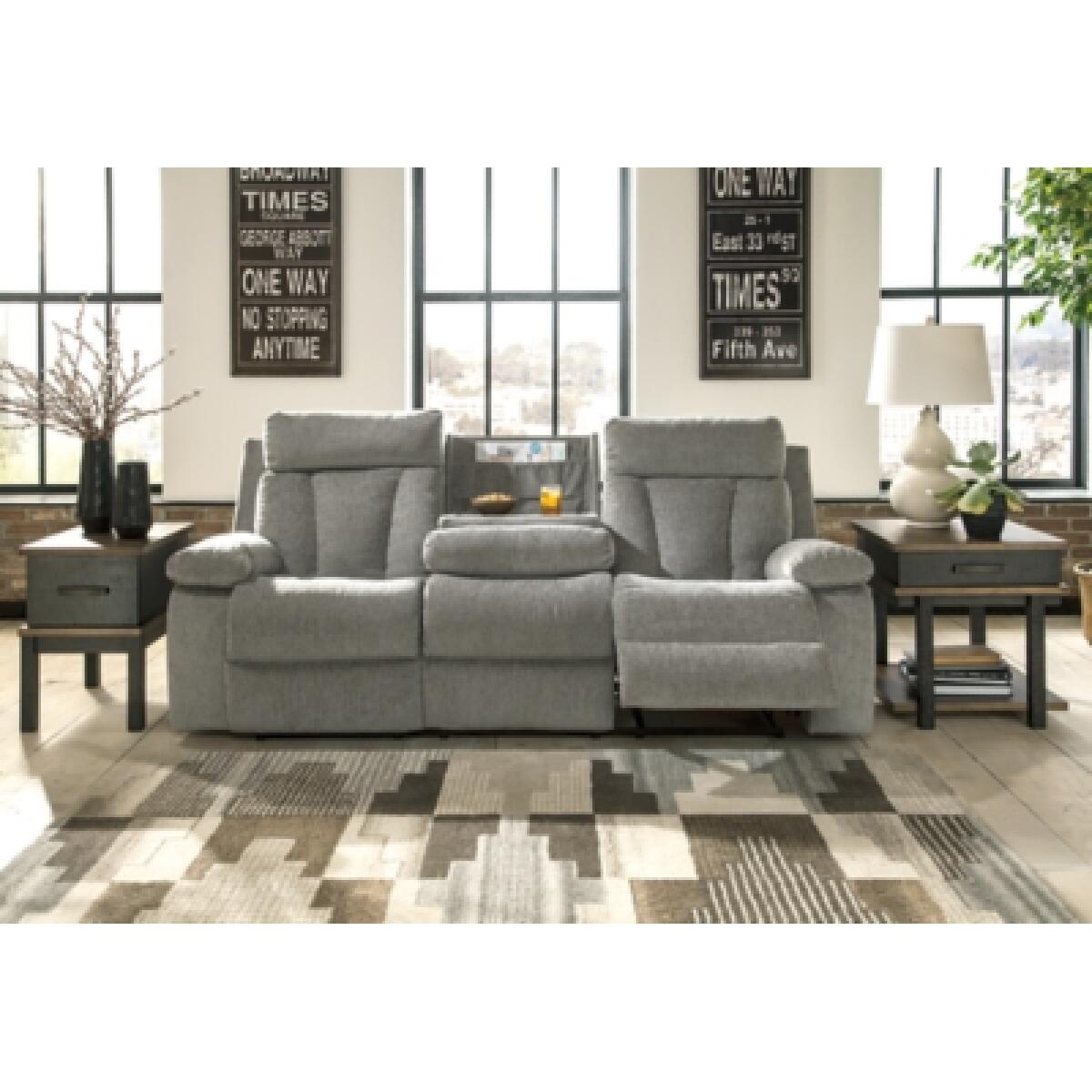 Mitchiner Reclining Sofa with Drop Down Table Sofas Ashley Furniture 19