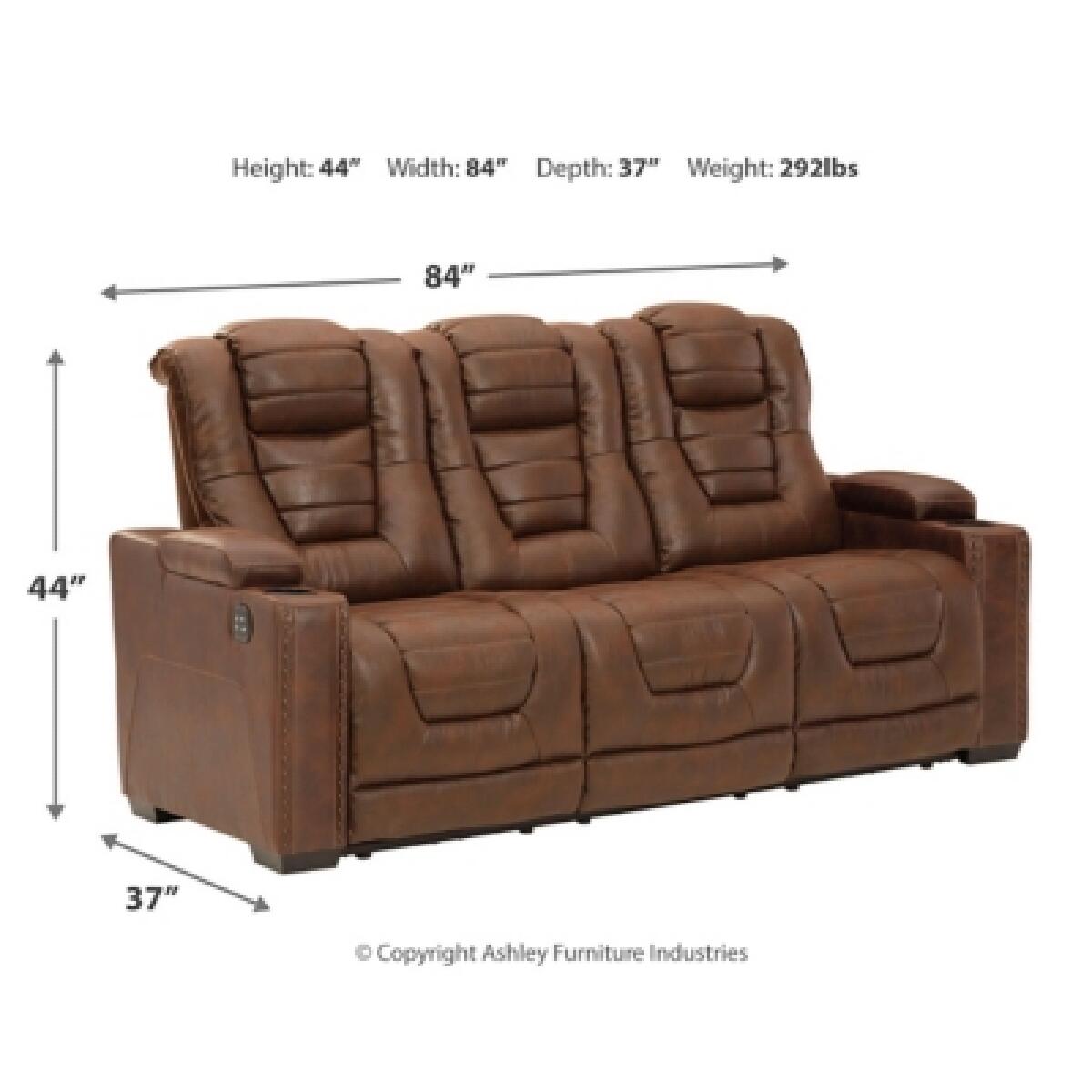 Owner’s Box Power Reclining Sofa Sofas Ashley Furniture 19