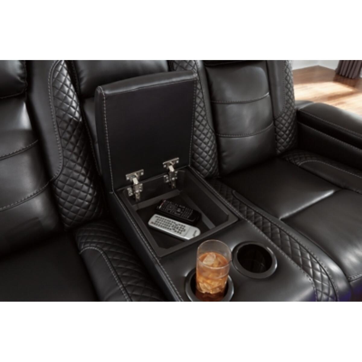 Party Time Power Reclining Loveseat with Console Loveseats Ashley Furniture 31