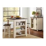 Madison County 3 Piece Counter Height Table Set Vintage White Finish Dining Sets Jofran 14