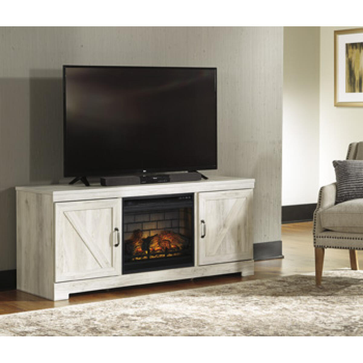 Bellaby 63″ TV Stand with Electric Fireplace Fireplaces Ashley Furniture 7