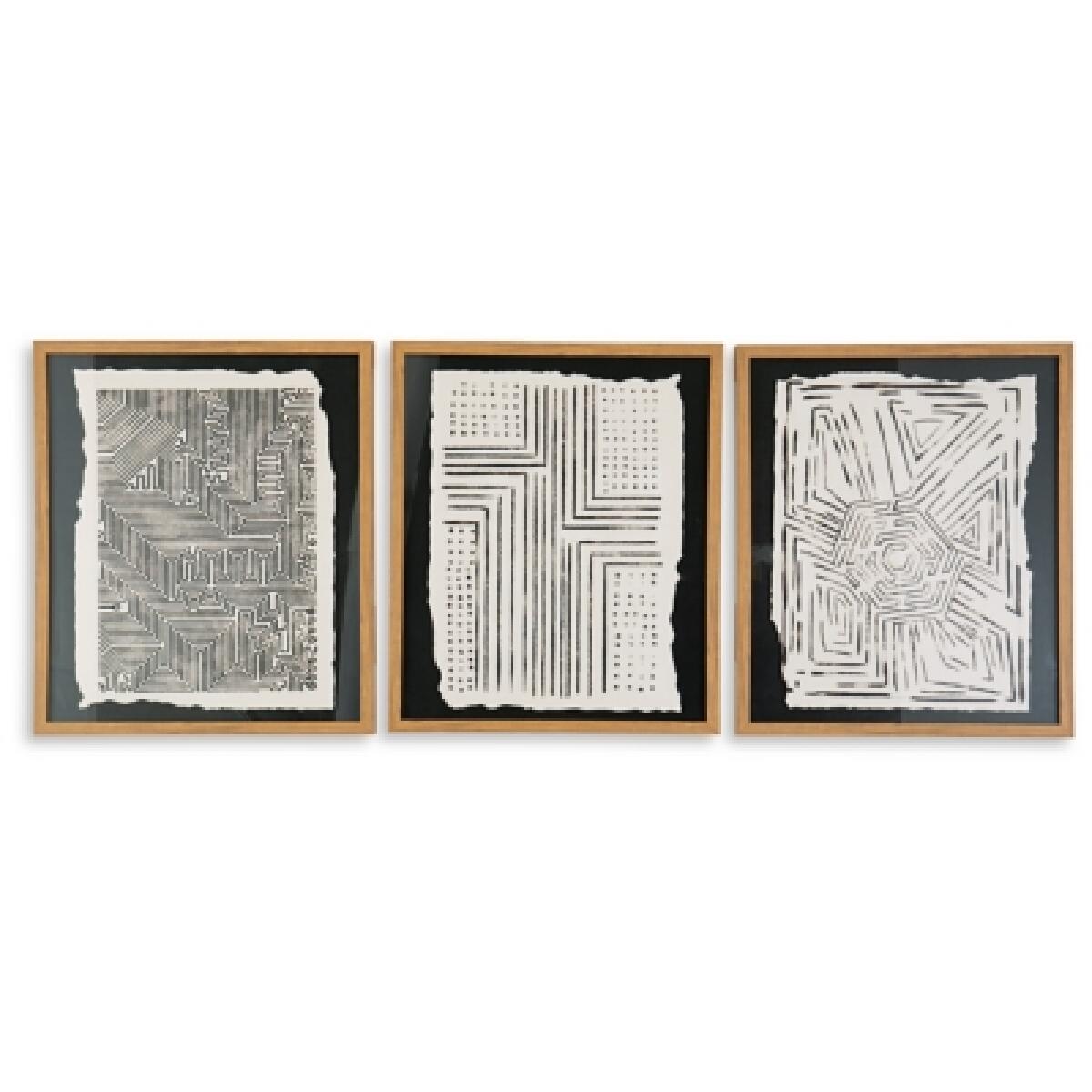 Wonderstow Wall Art (Set of 3) Art Ashley Furniture 15