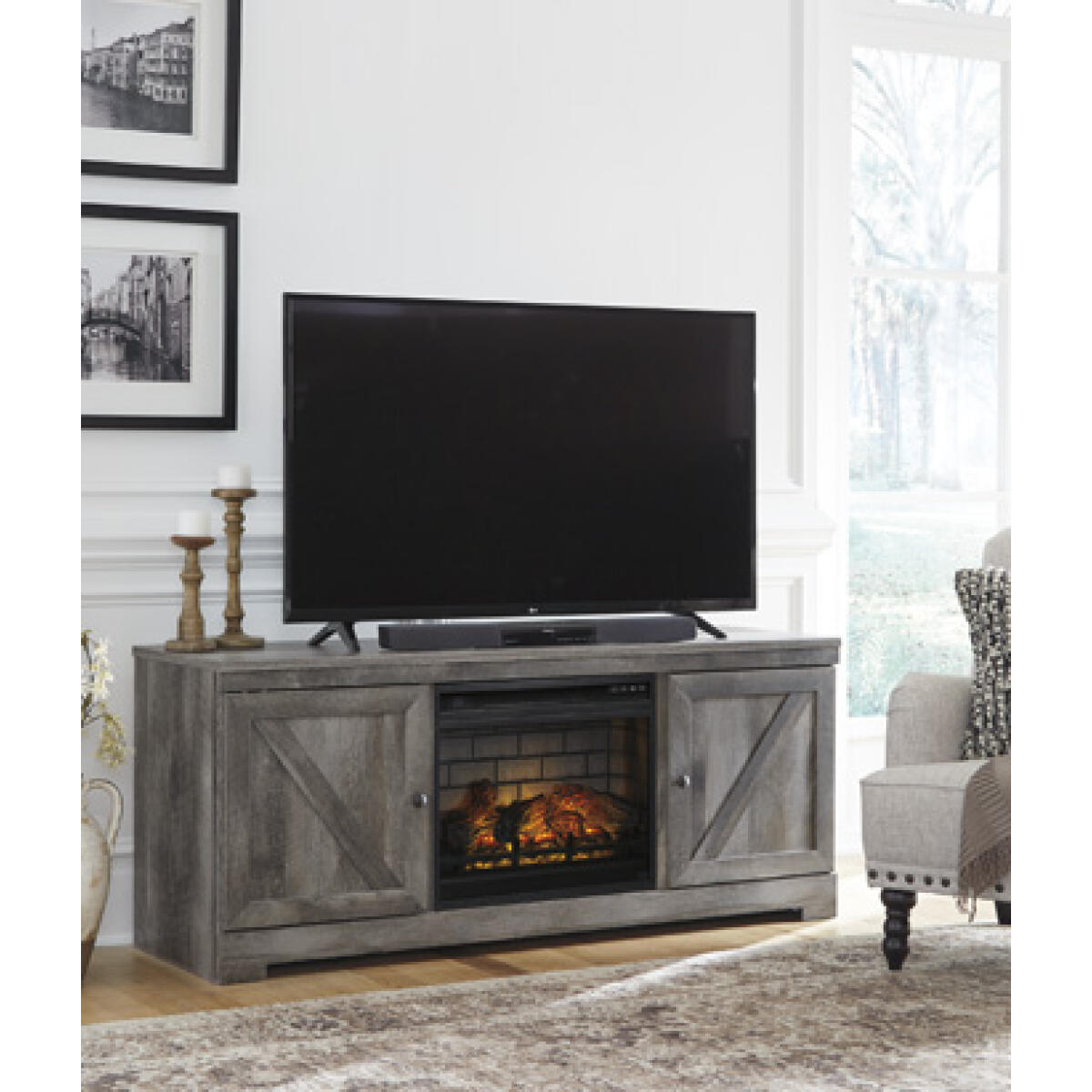 Wynnlow 63″ TV Stand with Electric Fireplace Fireplaces Ashley Furniture 5
