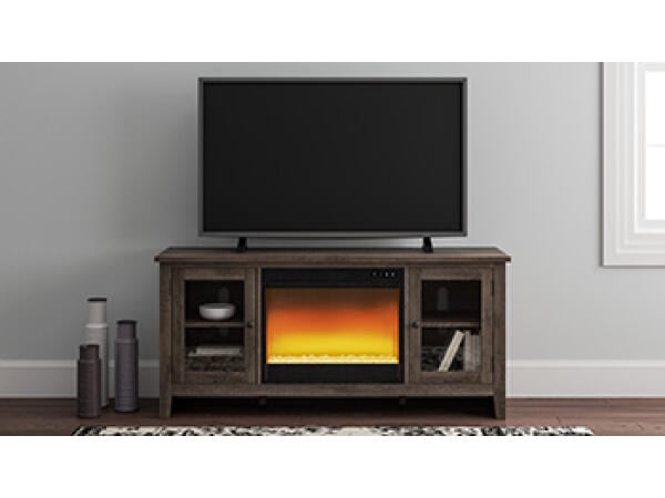 Arlenbry 60″ TV Stand with Electric Fireplace Fireplaces Ashley Furniture