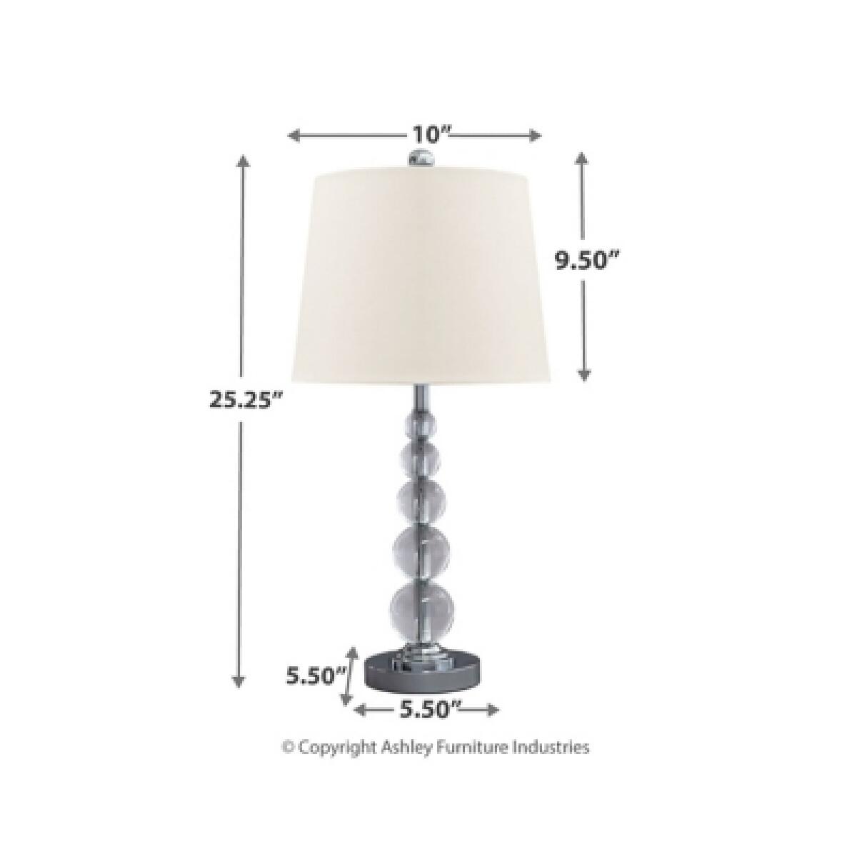Joaquin Table Lamp (Set of 2) Lighting Ashley Furniture 11