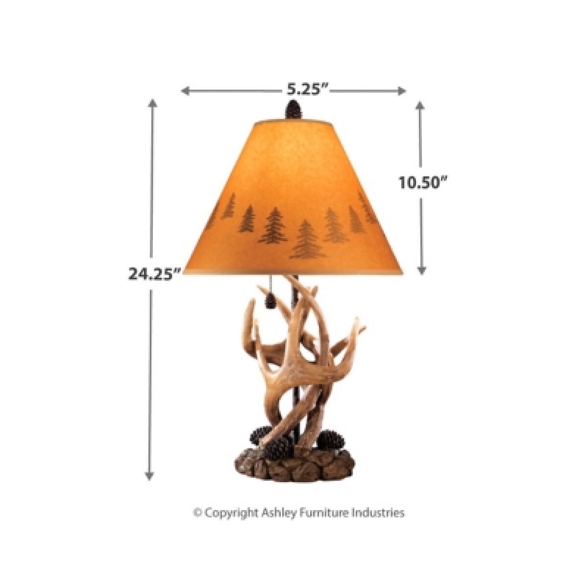 Derek Table Lamp (Set of 2) Lighting Ashley Furniture 12