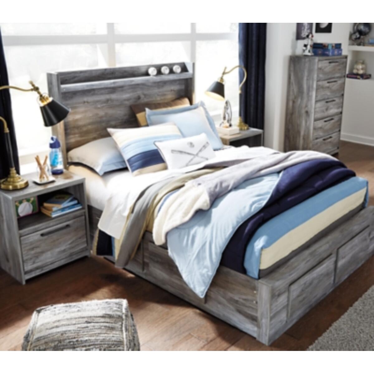 Baystorm Full Panel Bed with 4 Storage Drawers Beds Ashley Furniture 13