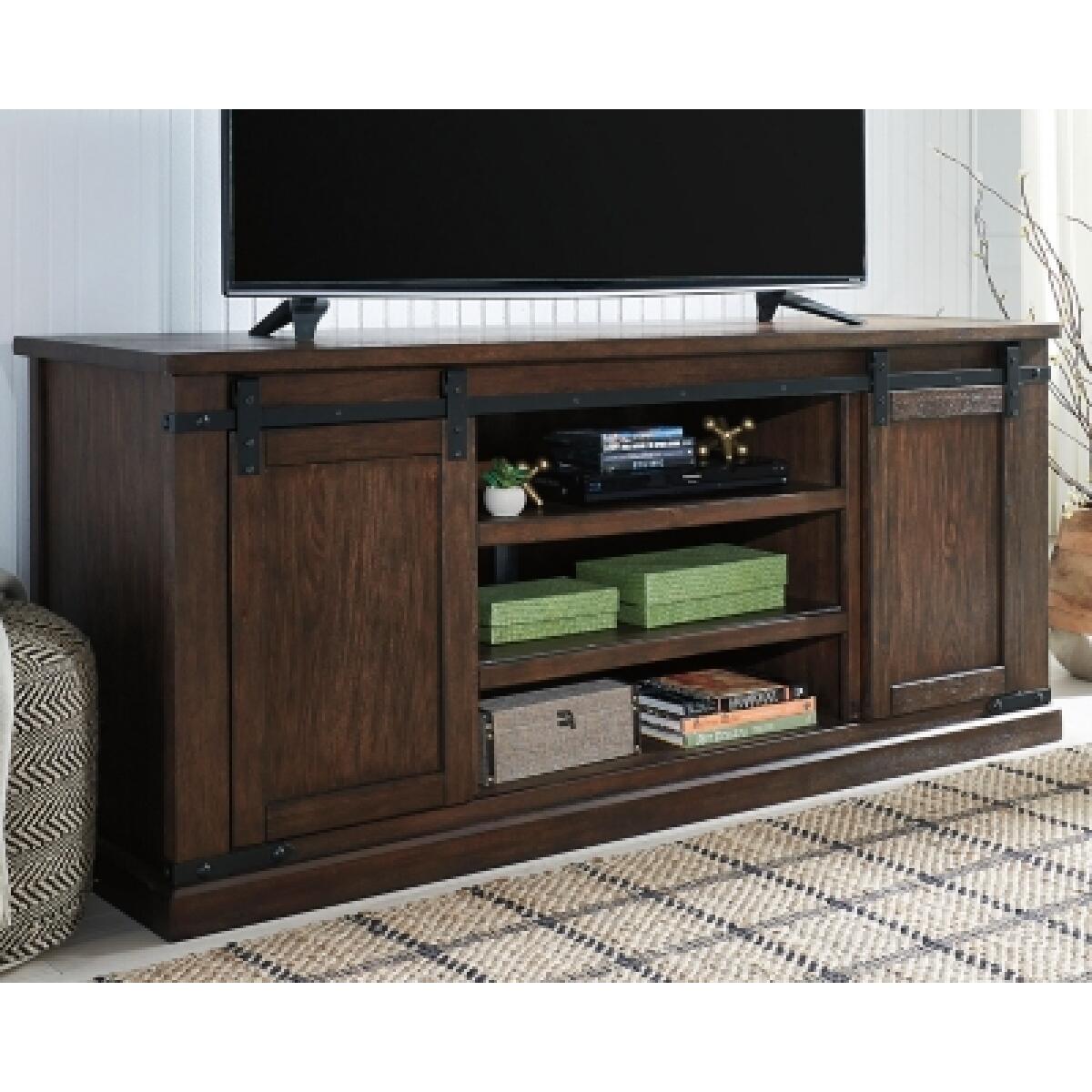 Budmore 70″ TV Stand Entertainment Stands Ashley Furniture 8