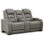 The Man-Den Power Reclining Loveseat with Console Loveseats Ashley Furniture 32