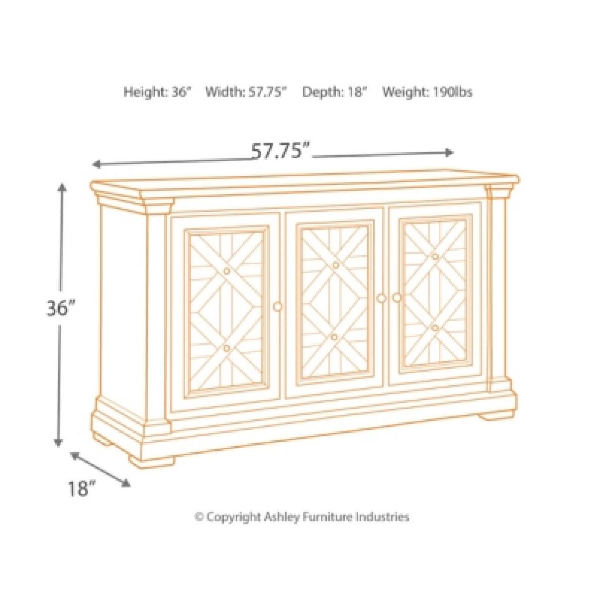 Bolanburg Dining Server Dining Storage Ashley Furniture 30