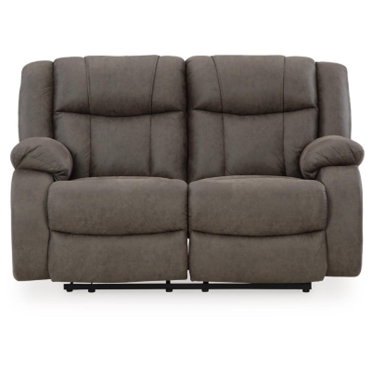 First Base Reclining Loveseat Loveseats Ashley Furniture 11