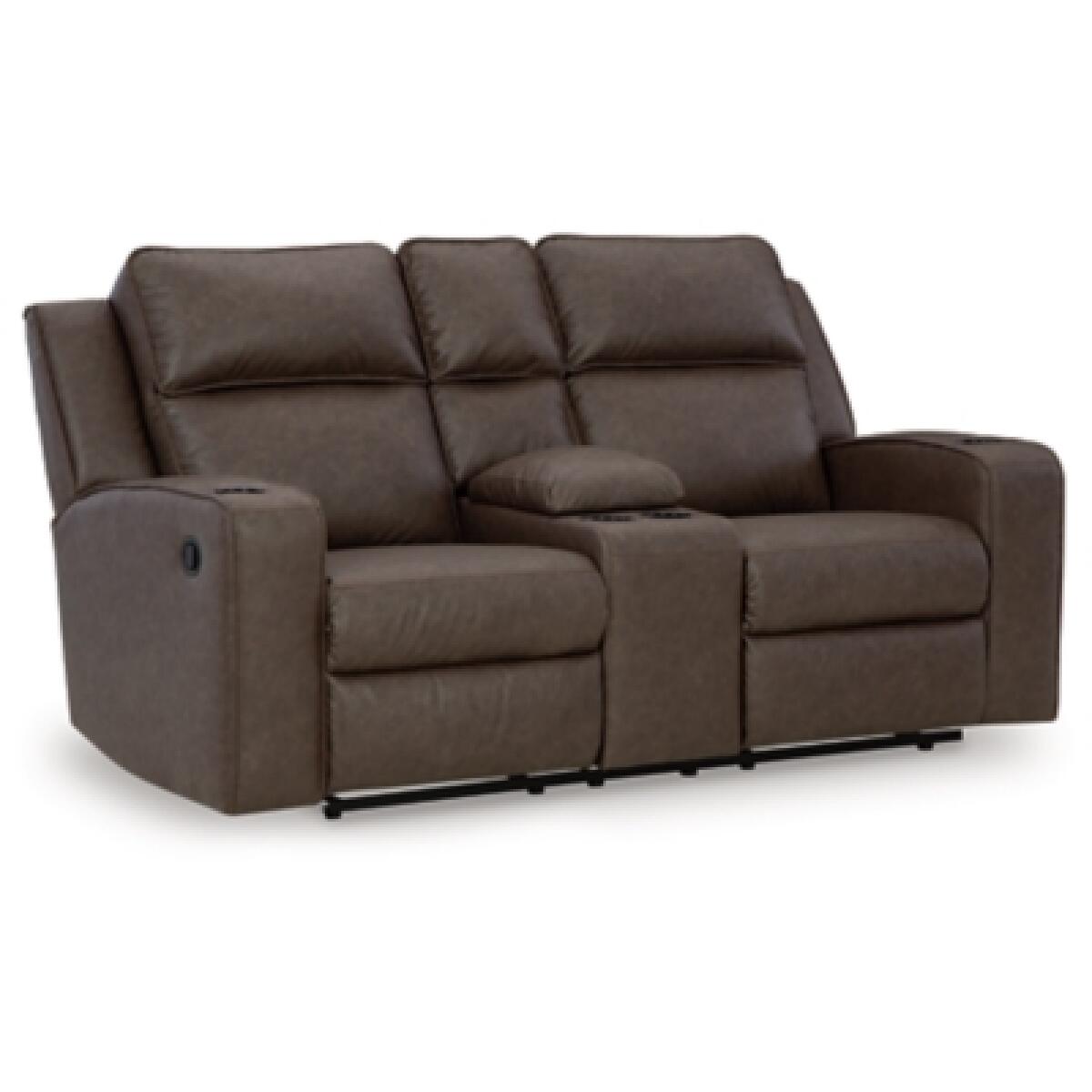 Lavenhorne Reclining Loveseat with Console Loveseats Ashley Furniture 11