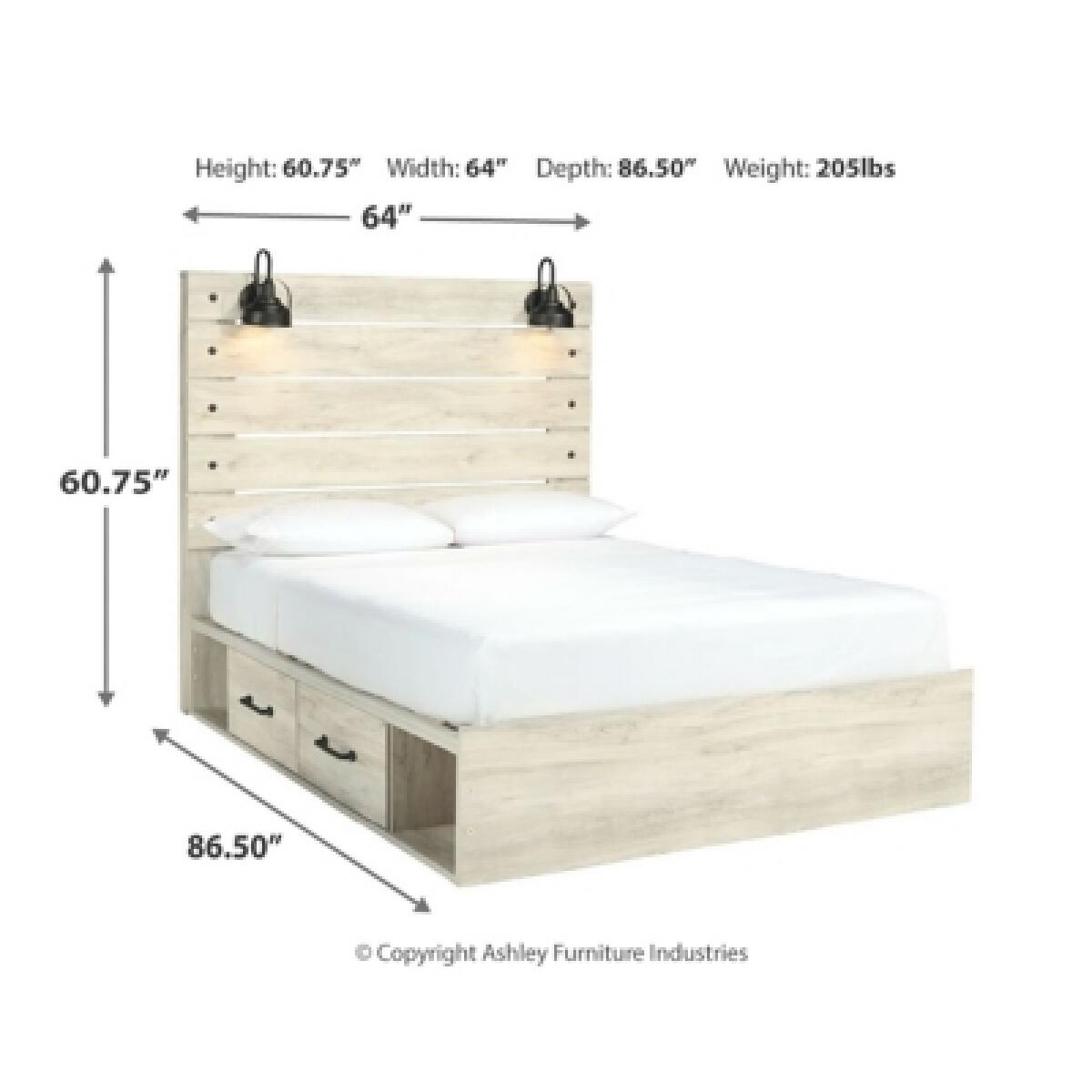 Cambeck Queen Panel Bed with 2 Storage Drawers Beds Ashley Furniture 13