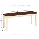 Whitesburg Dining Bench Accent Furniture Ashley Furniture 33
